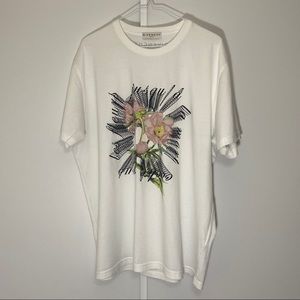 Givenchy Peony Embroidered T-Shirt Sz XL